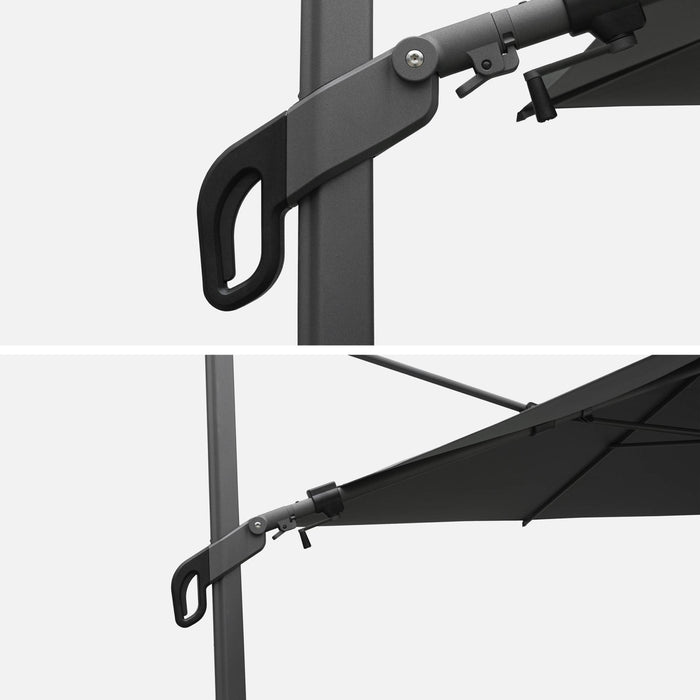 sweeek - Vierkante parasol 3x3m