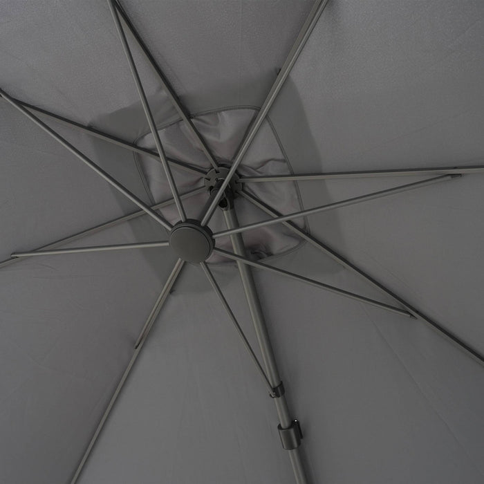 sweeek - Rechthoekige parasol met een afmeting van 3x4m