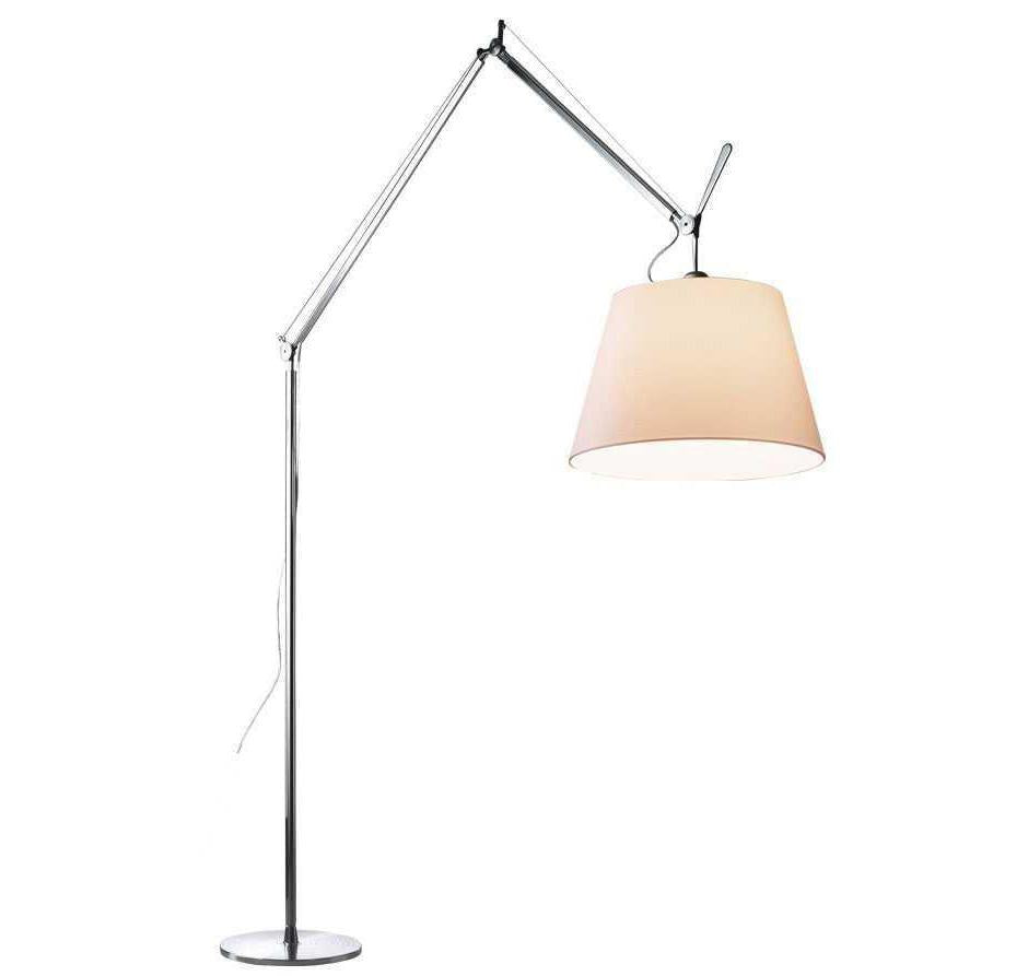 Artemide Tolomeo Mega Terra booglamp LED 3000K snoerdimmer alu