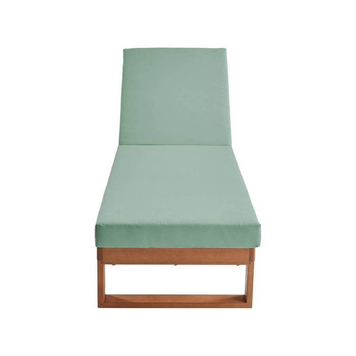 sweeek - Ligbed van eucalyptus hout, multi-positie.