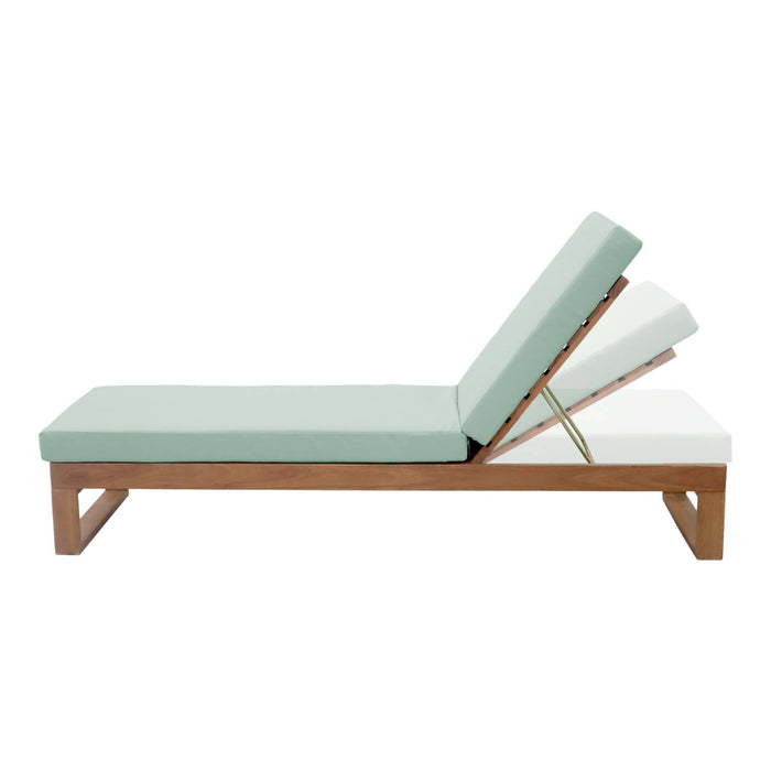 sweeek - Ligbed van eucalyptus hout, multi-positie.