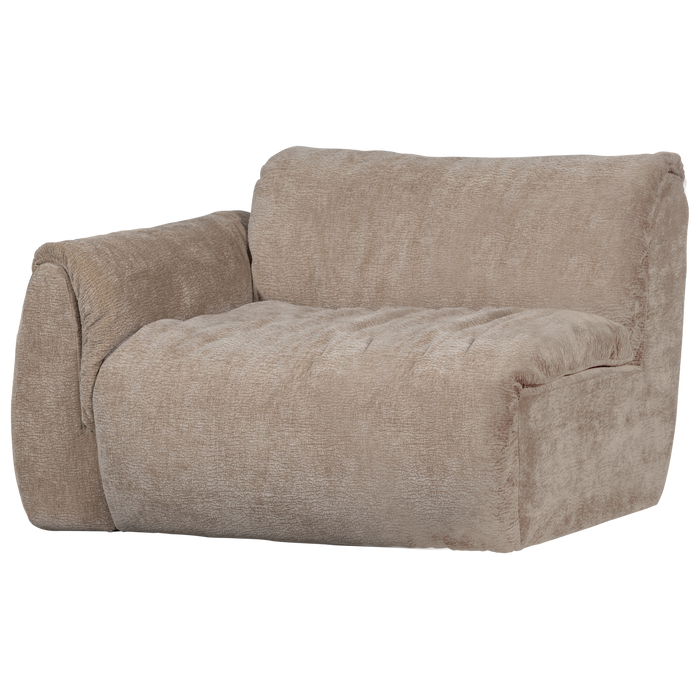 WOOOD Baggy 1-Zits Met Arm Links - 3D Chenille - Zand - 81x114x101