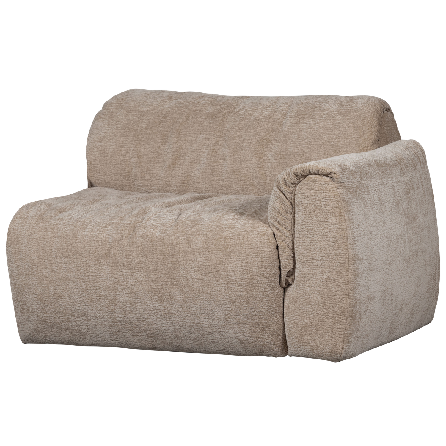 WOOOD Baggy 1-Zits Met Arm Rechts - 3D Chenille - Zand - 81x114x101