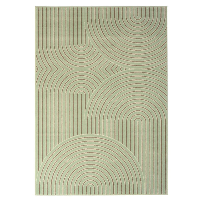 Tapeso Japandi vloerkleed - Ease Akira zachtgroen - 160x230 cm