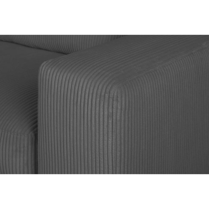 by fonQ Snug 2-zits Hoekbank met Chaise Longue Links - Donkergrijs