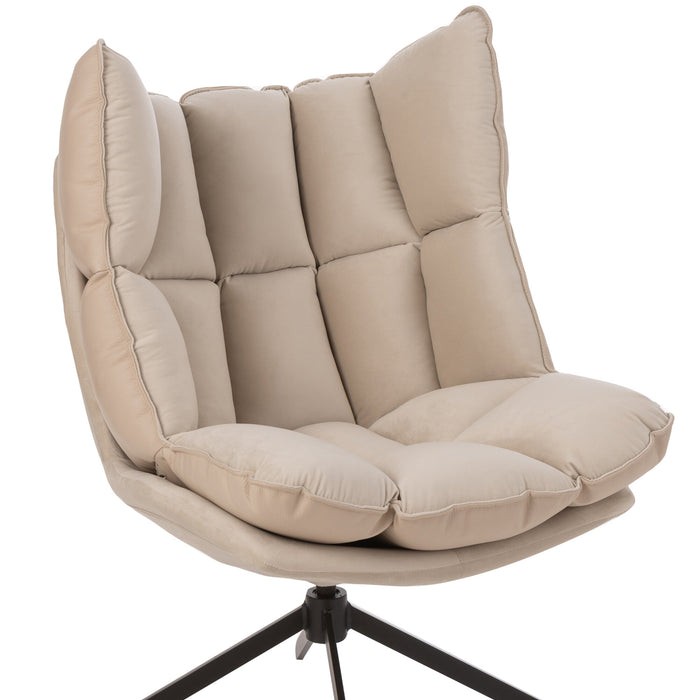 J-Line stoel Relax Kussen - textiel|metaal - beige