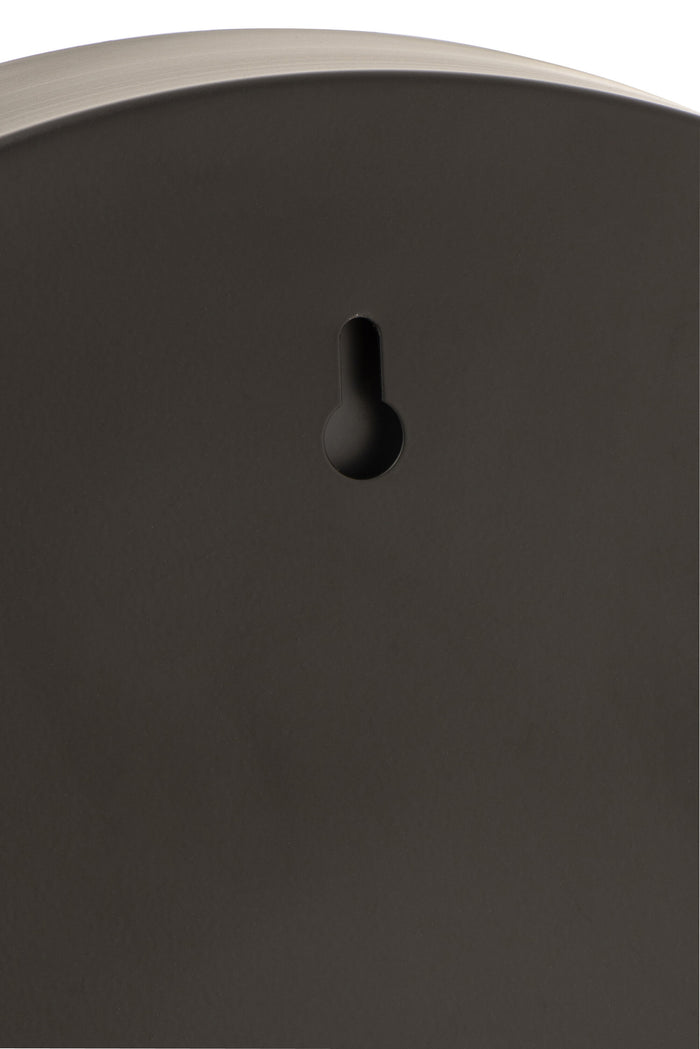 J-Line spiegel Rond Boord - metaal - zwart - medium - Ø 40 c