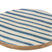 J-Line plateau Draaiend Rond Strepen - hout - blauw|wit