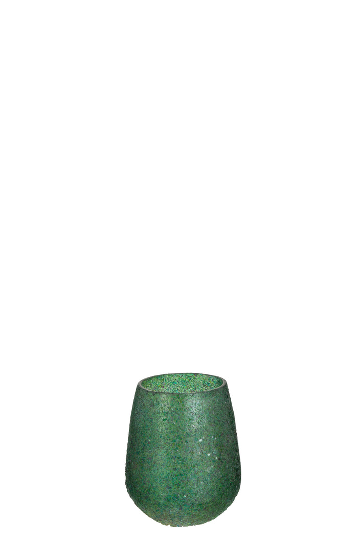 J-Line kaarshouder Tom - glas - groen - medium