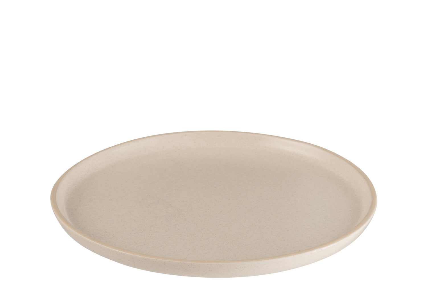 J-Line bord Marie - keramiek - creme - medium - 6 stuks