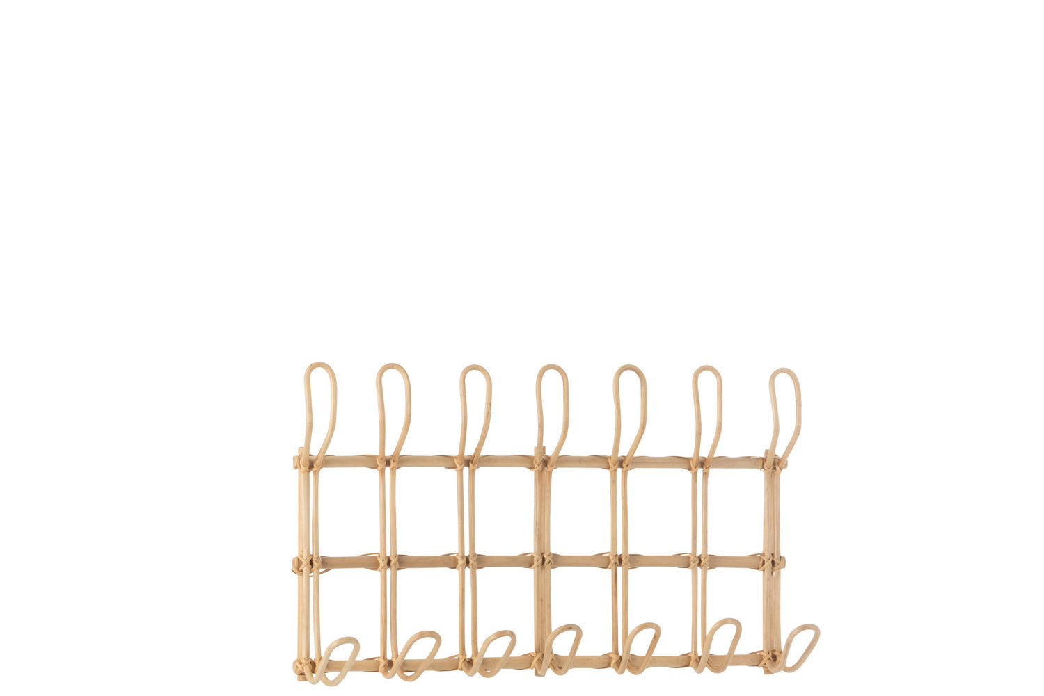 J-Line kapstok Ellen 6 Hakken - jute - naturel