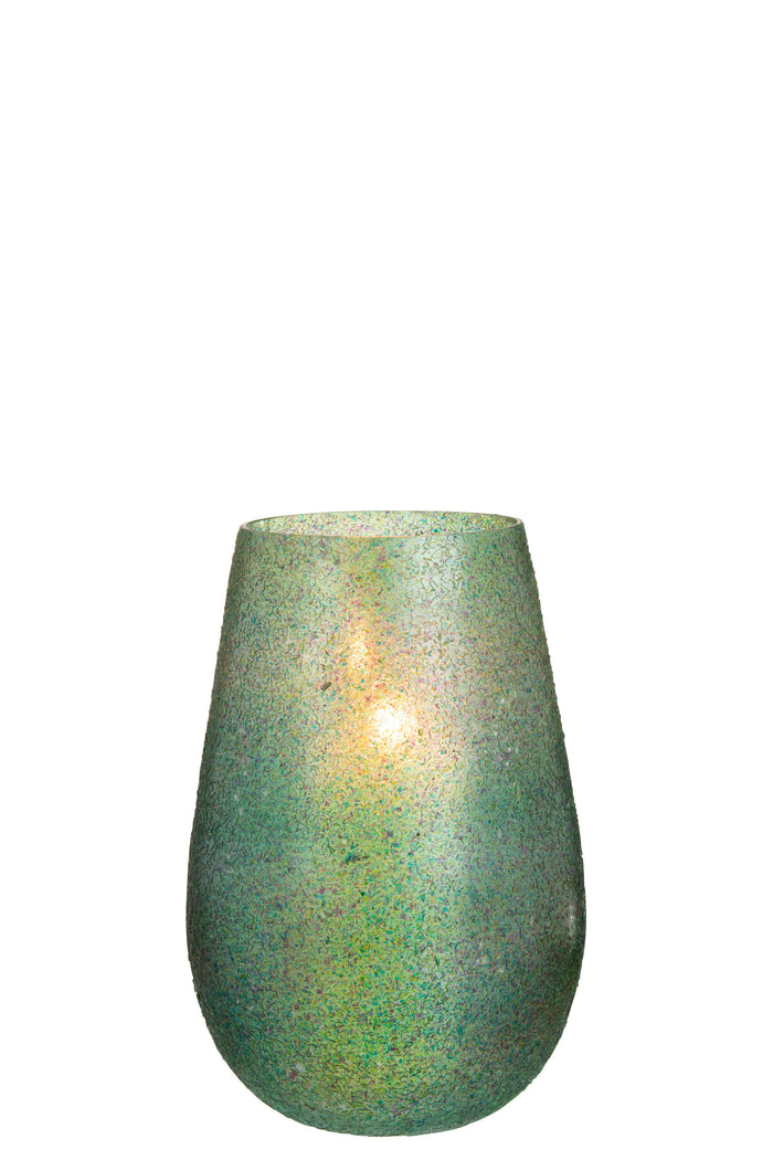 J-Line kaarshouder Tom - glas - groen - large