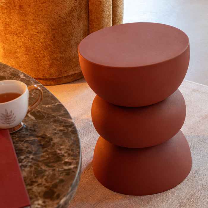 J-Line Bijzettafel Lise Ijzer Roest