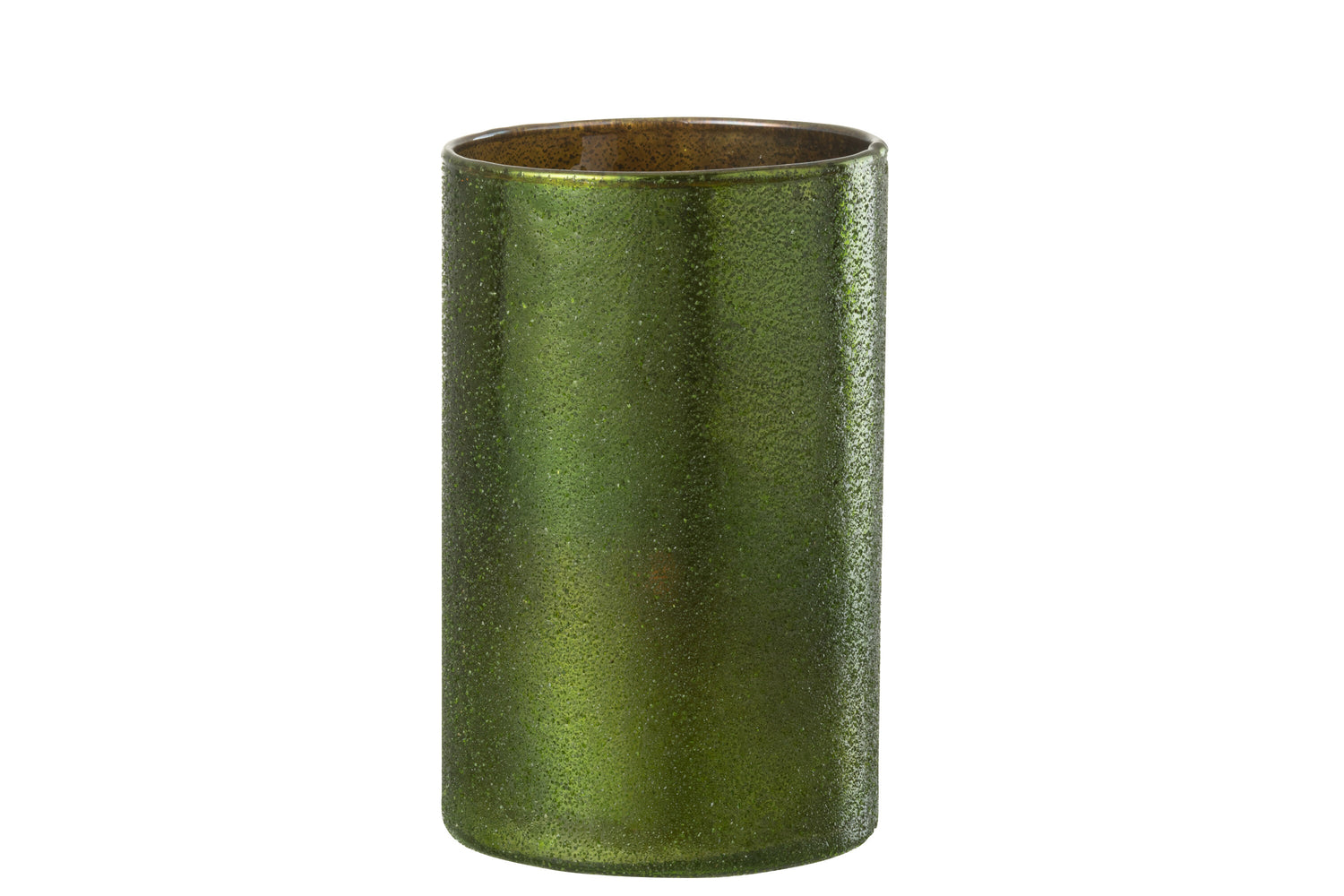 J-Line windlicht Spiegel - glas - groen - large