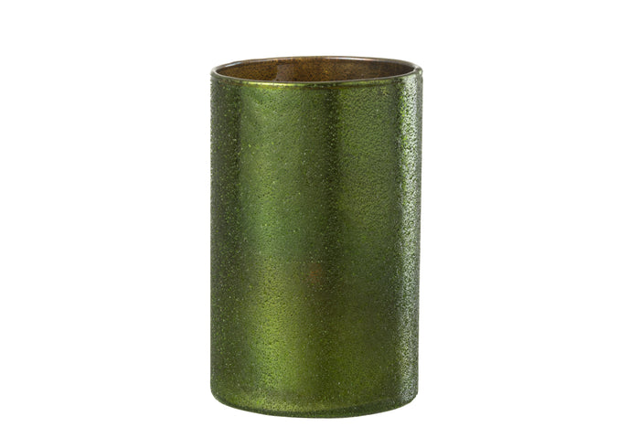 J-Line windlicht Spiegel - glas - groen - large