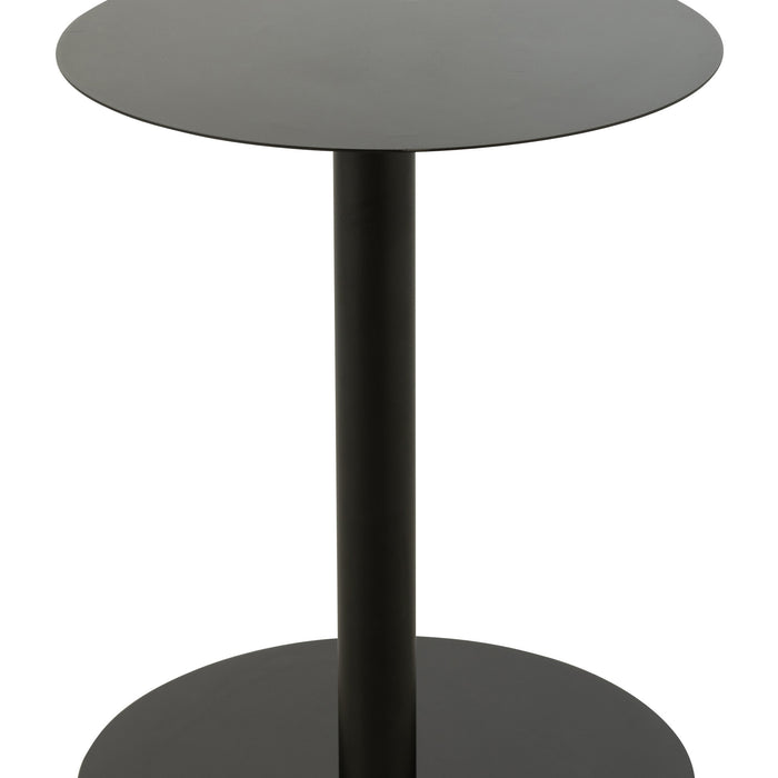 J-Line bijzettafel Rond - metaal - zwart
