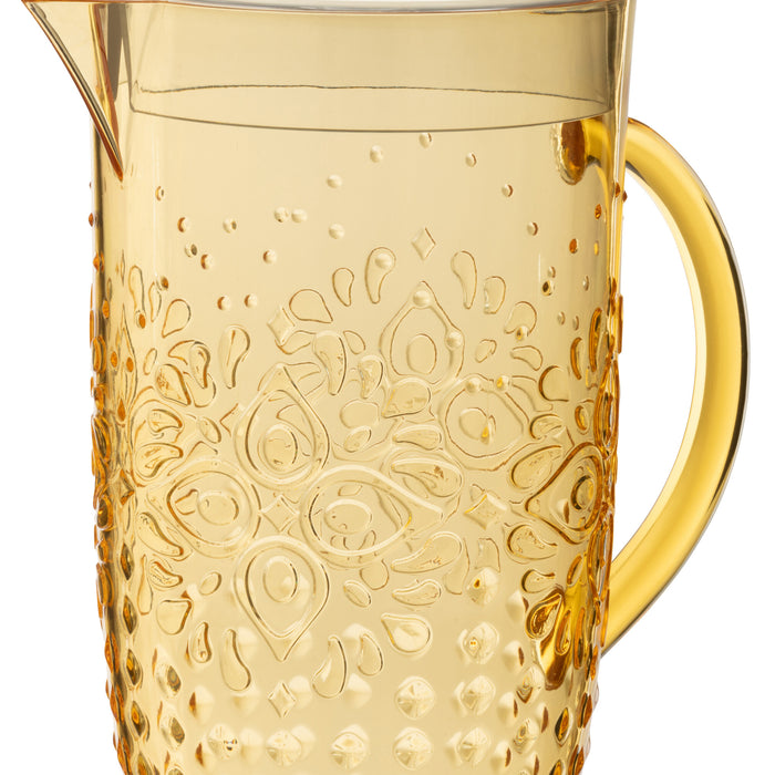 J-Line karaf - kunststof - geel