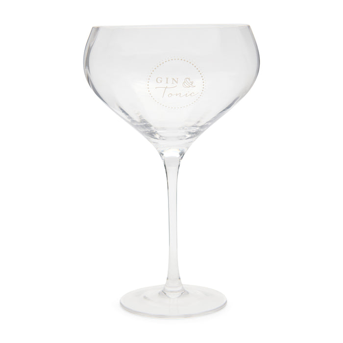 Riviera Maison Gin & tonic glas Transparant - Elegance Cocktailglas