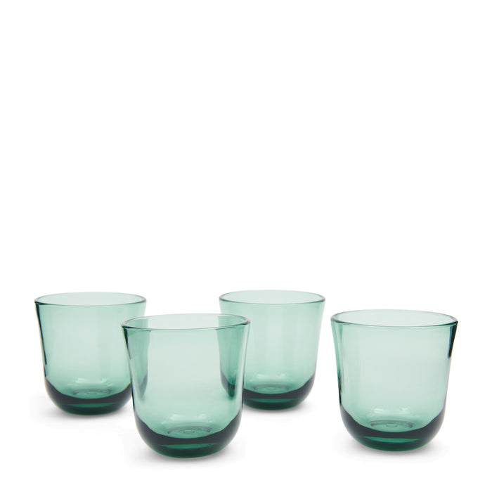 Riviera Maison Waterglas Groen - Amaro Drinkglas set van 4 - Kunststof
