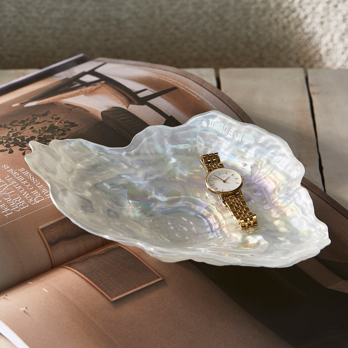 Riviera Maison Decoratie bord Transparant - Pérola Sierbord - Glas