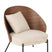 J-Line loungestoel - multiplex|metaal - bruin|beige