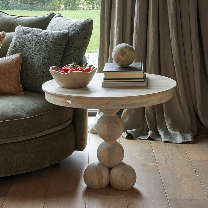 Riviera Maison Serveerschaal Naturel - Navelli Decoratieschalen - Hout