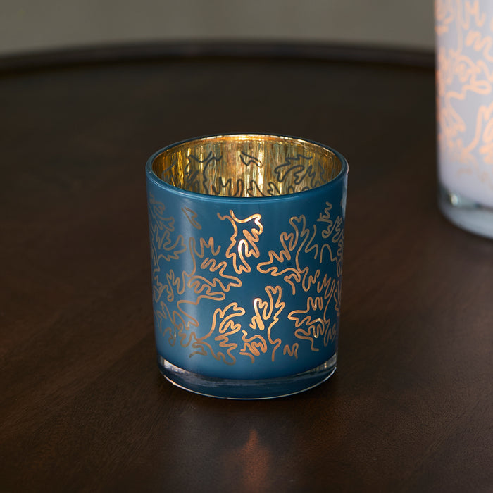 Riviera Maison Theelichthouder Blauw - Coral Kaarsenhouder decoratief