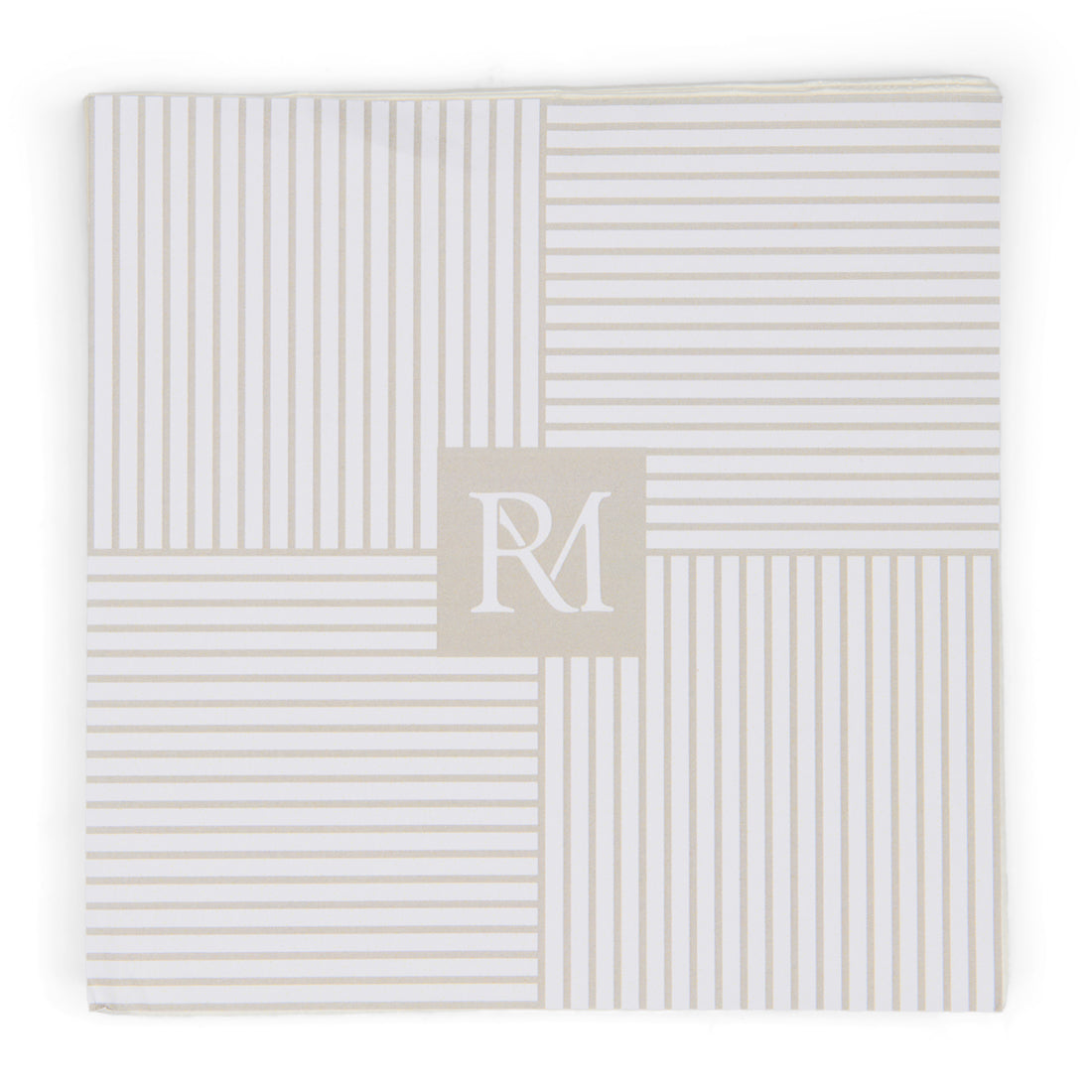 Riviera Maison Papieren servetten Beige - Stripe Avenue Tafeldecoratie