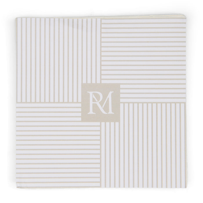 Riviera Maison Papieren servetten Beige - Stripe Avenue Tafeldecoratie
