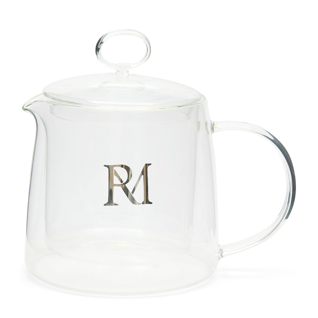 Riviera Maison Theepot dubbelwandig glas - Monogram Theekan