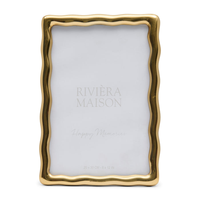 Riviera Maison Fotolijst Goud - Wavy Fotolijstje staand
