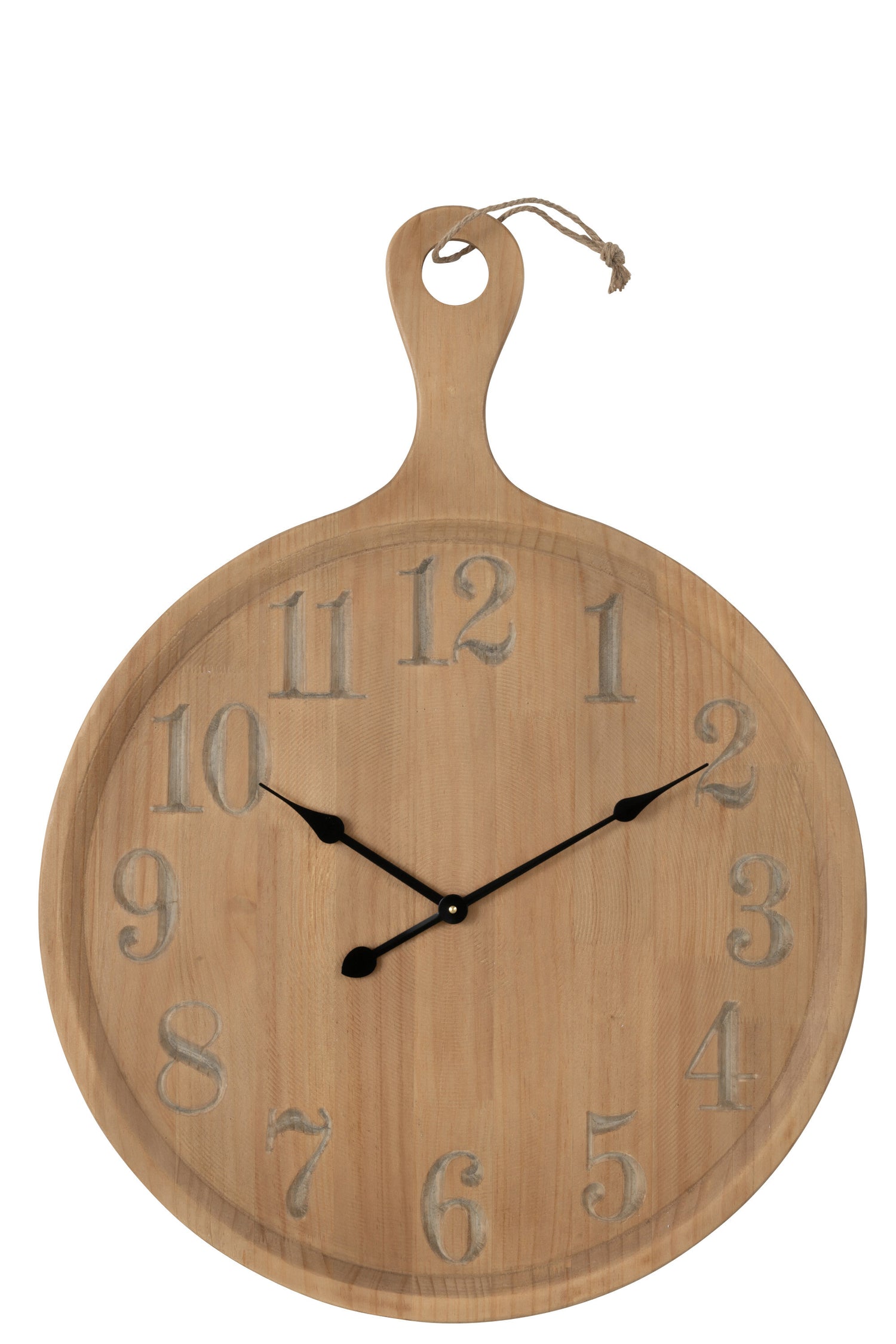 J-Line klok Plan Den - naturel - large - Ø 65.2 cm