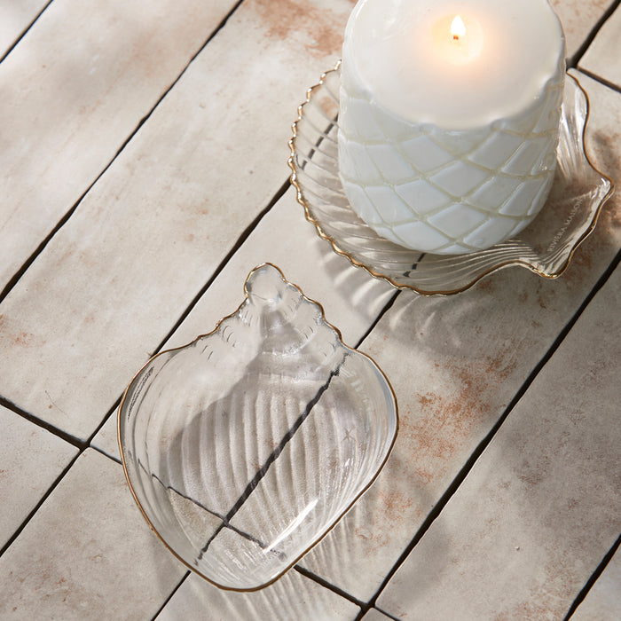 Riviera Maison Decoratie bord Transparant - Sea Shell Sierbord - Glas