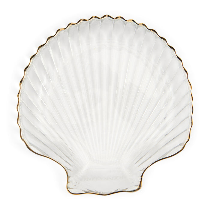 Riviera Maison Decoratie bord Transparant - Beach shell Sierbord