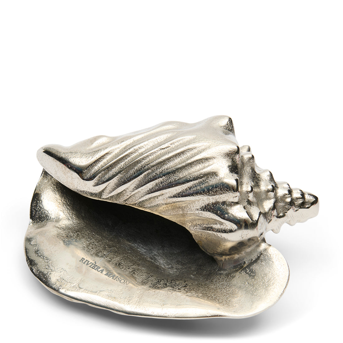 Riviera Maison Beeldje Zilver - Ocean Shell Sculpture   - Aluminium