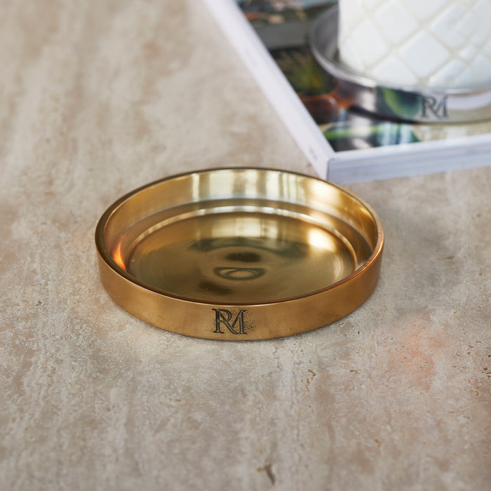 Riviera Maison Kaarsenbord rond Goud - RM Maxime Kaarsenhouder