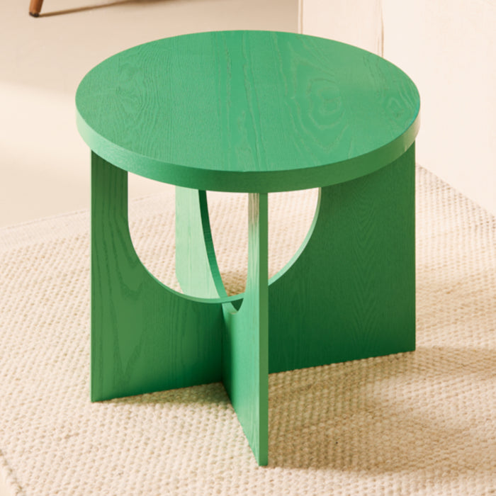 by fonQ Bulla Bijzettafel - Ø 50 cm - Groen