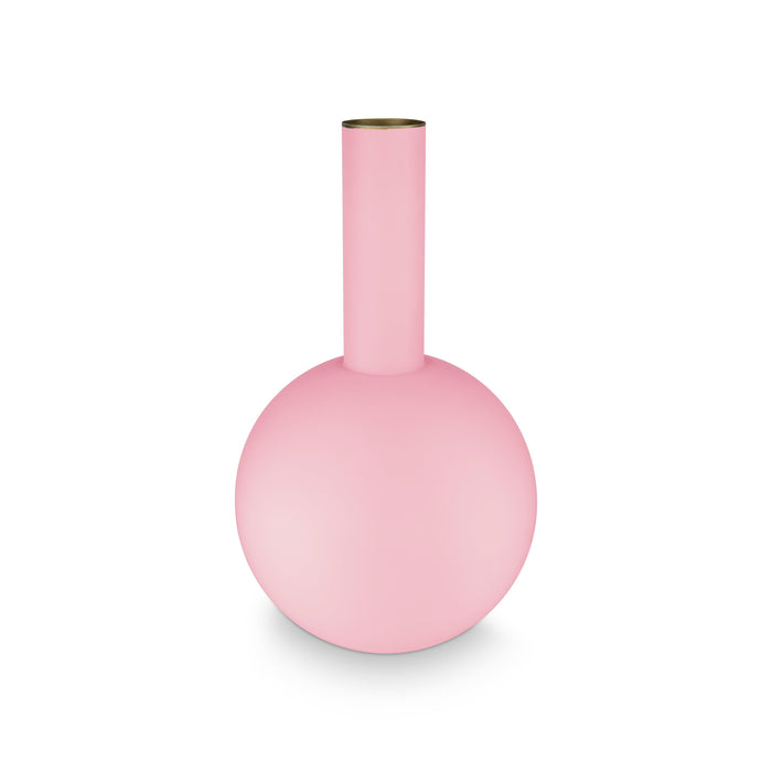 Pip Studio - Bloemenvaas - Roze vaas - Metaal - 24.5x42cm
