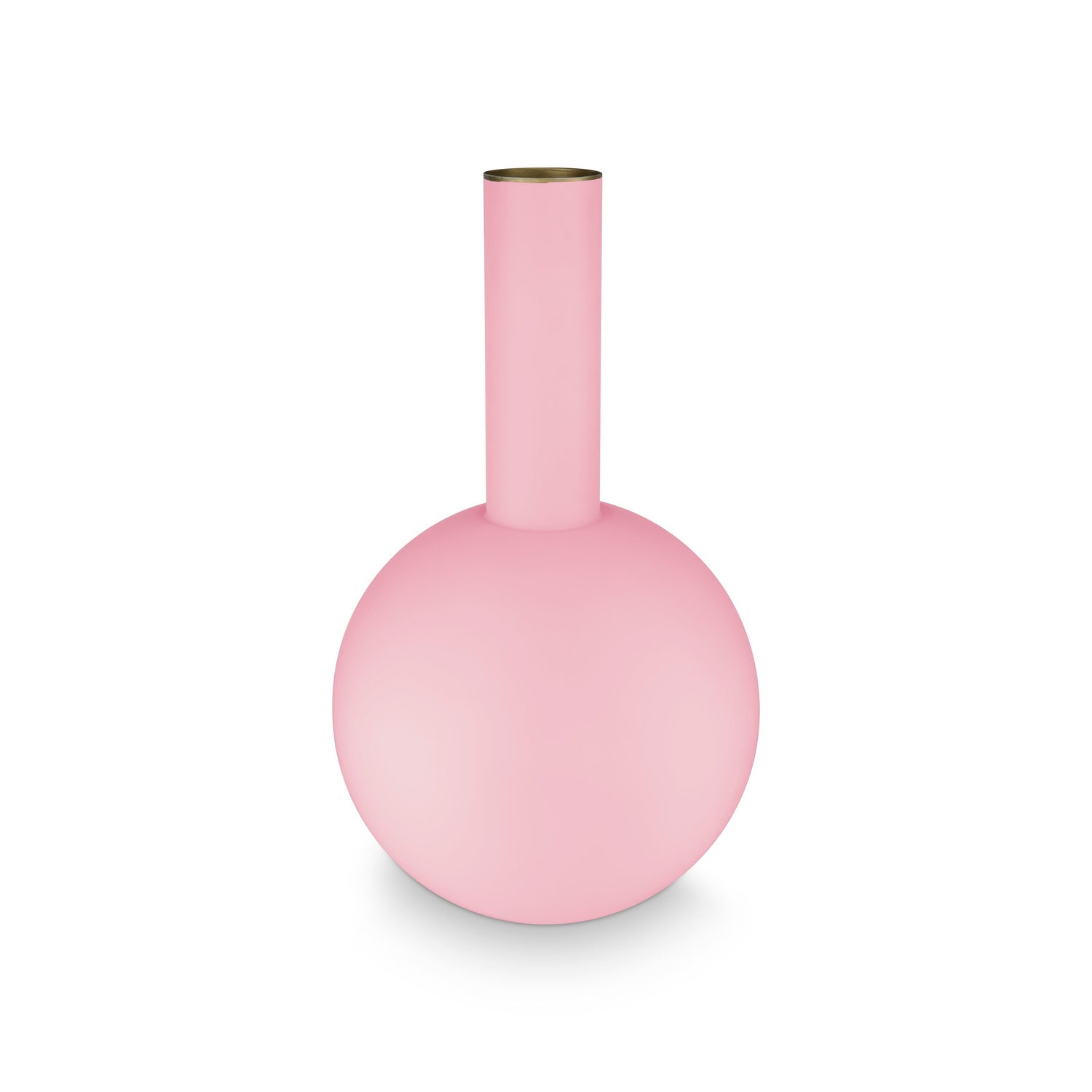 Pip Studio - Bloemenvaas - Roze vaas - Metaal - 24.5x42cm