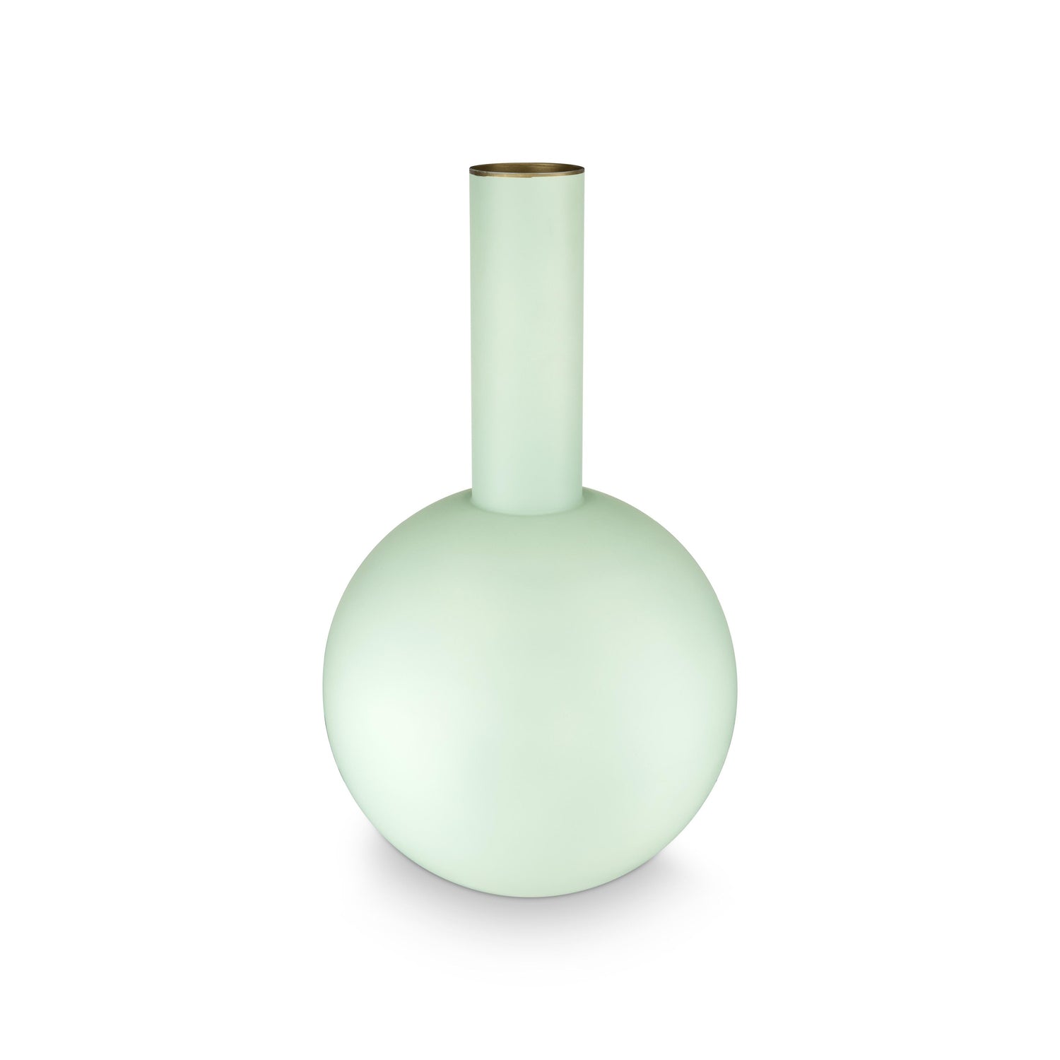 Pip Studio - Bloemenvaas - Blauwe vaas - Metaal - 24.5x42cm