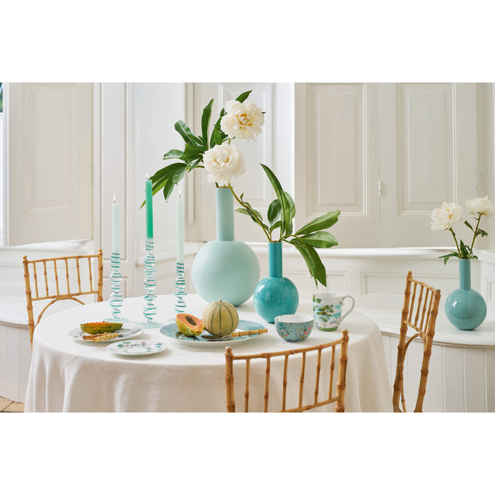 Pip Studio - Bloemenvaas - Blauwe vaas - Metaal - 24.5x42cm