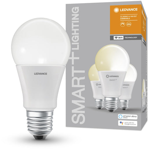 Osram Smart+ Standaard E27 9W(=60W) Dimbaar Mat 3 Pack