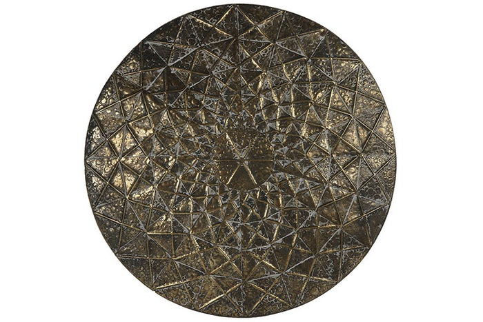 Countryfield Wandversiering schild ro Georgio M brons-Ø62CM