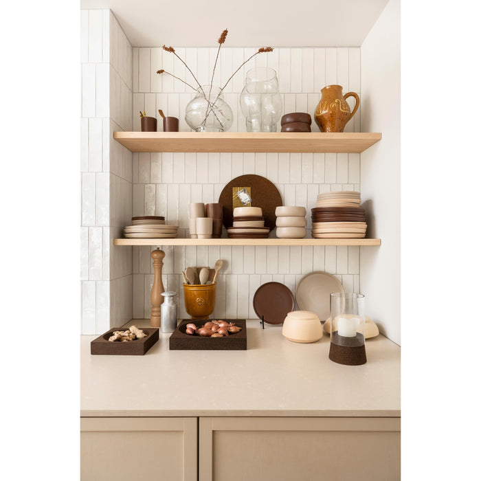 vtwonen - Dinerbord - Serveerschaal - Licht Grijs - Keramiek - 27cm