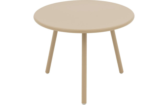 Goossens Tafel Brad in Poedercoating khaki