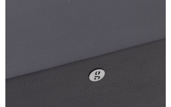 Goossens salontafel kventin in Betonlook charcoal