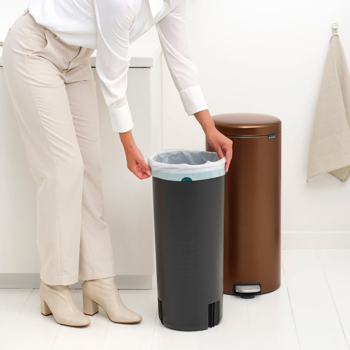 Brabantia NewIcon Pedaalemmer 30 L - Warm Bronze