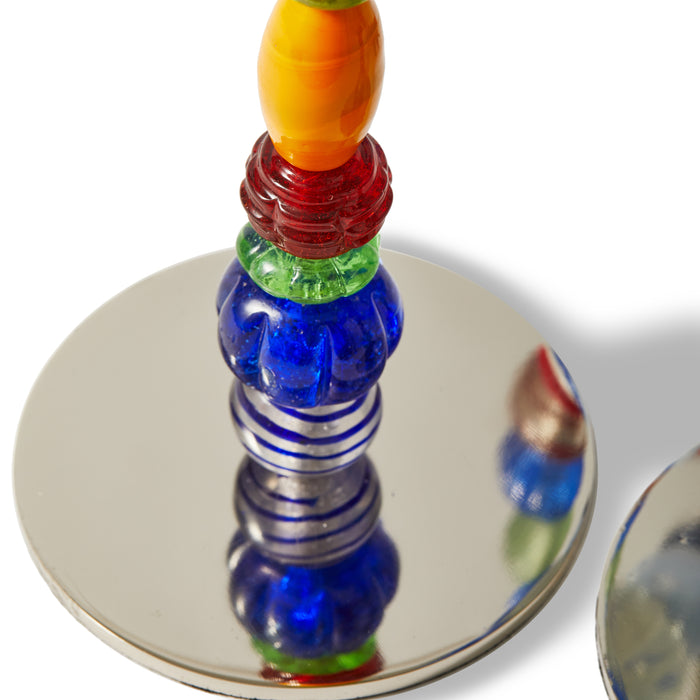 POLSPOTTEN Beads Kandelaar - Multicolor