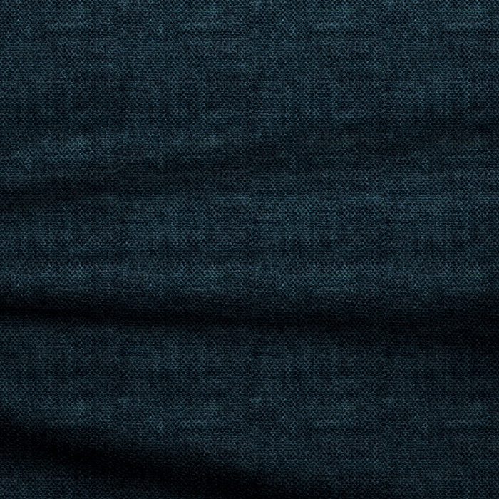 Rechthoekige 5-zitsbank in pauwblauw fluweel 230cm