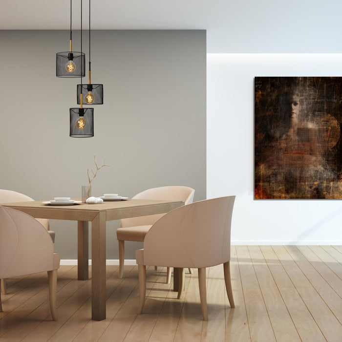 Lucide BASKETT Hanglamp - Zwart